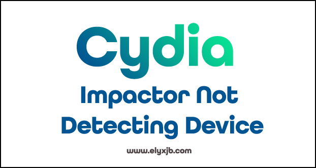 Cydia Impactor Not Detecting Device