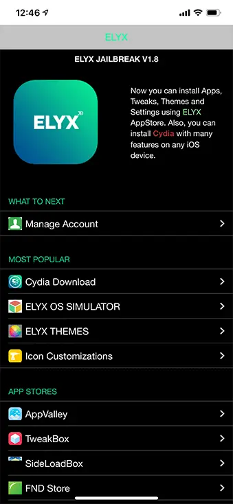 elyx cydia